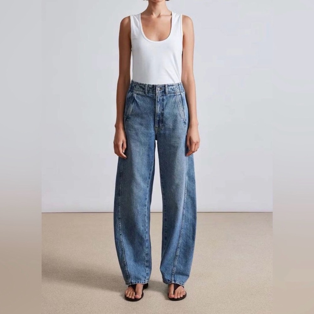 Apiece Apart Meridian Barrel Jean - Austin Wash- size 30